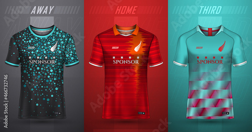 Premium collection of soccer jerseys