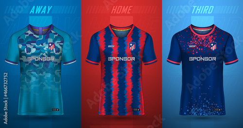 Premium collection of soccer jerseys