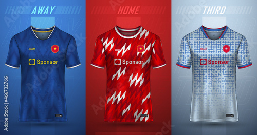 Premium collection of soccer jerseys