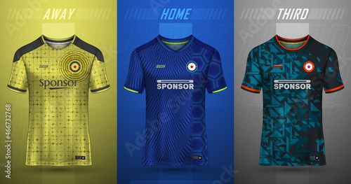 Premium collection of soccer jerseys