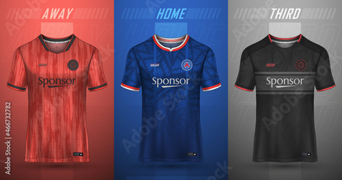 Premium collection of soccer jerseys