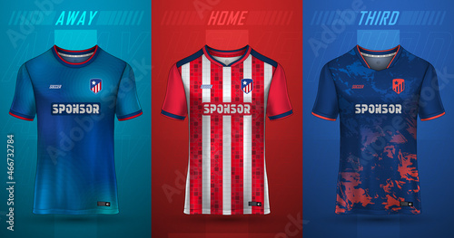 Premium collection of soccer jerseys