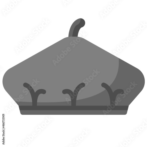 beret flat icon