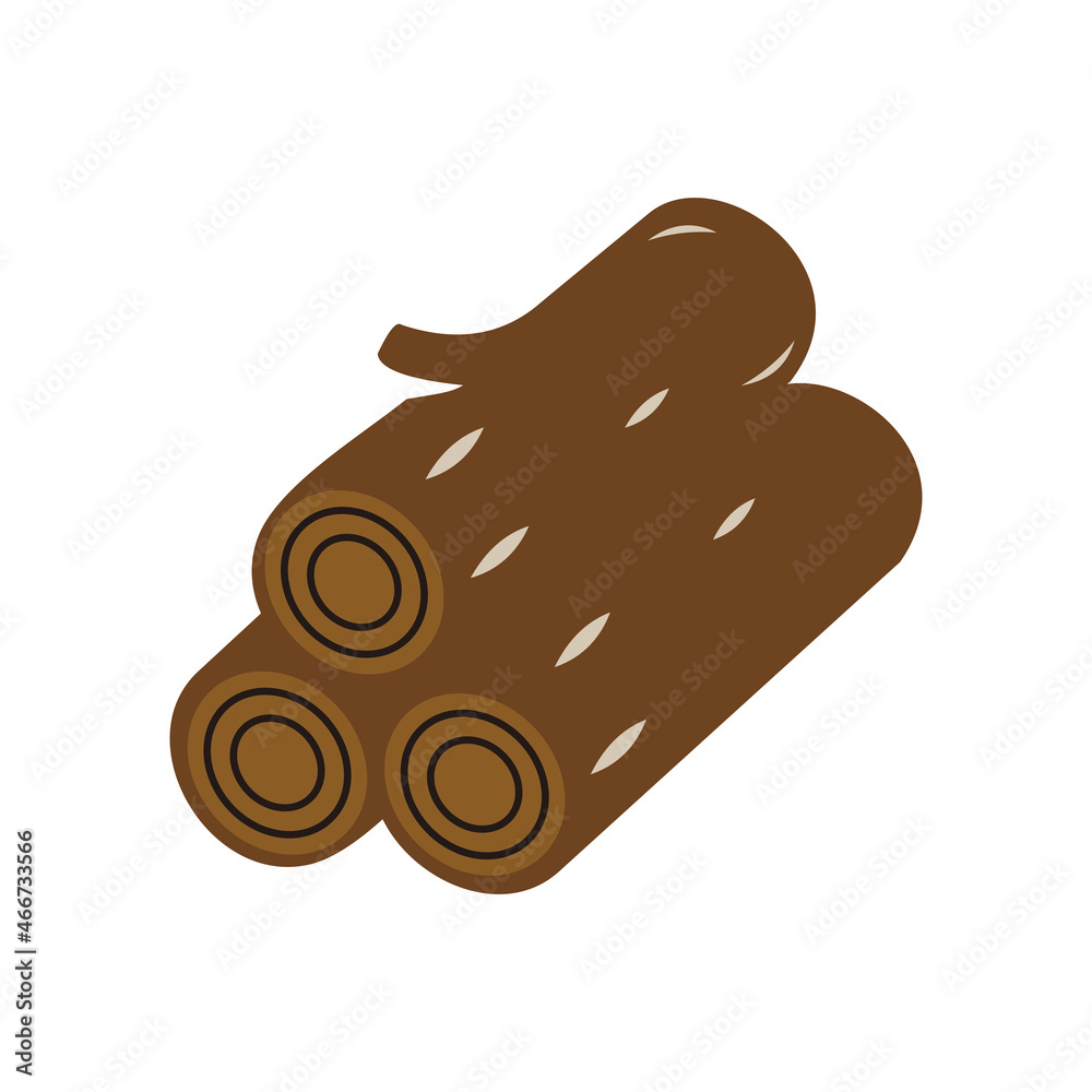 Wood icon vector illustration sign Wood icon vector illustration sign