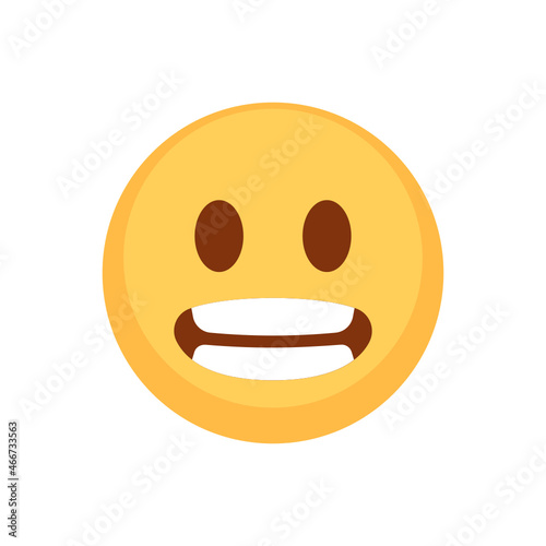 awkward smiley face