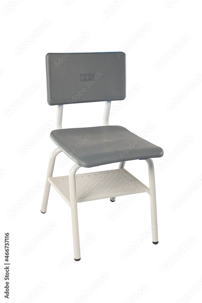 silla gris