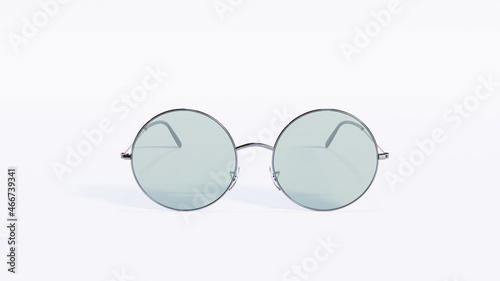 Round Sunglasses on a white background