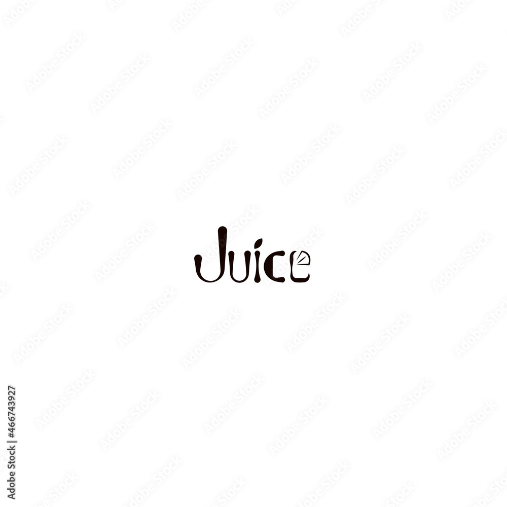 vector logo lettering juice citrus in minimalism vector logo lettering juice citrus in minimalism
