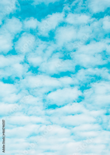 Beautiful blue sky with cloud close up