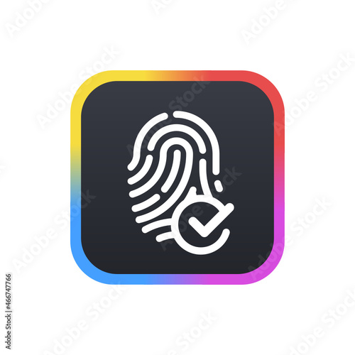 Verified Fingerprint - Sticker