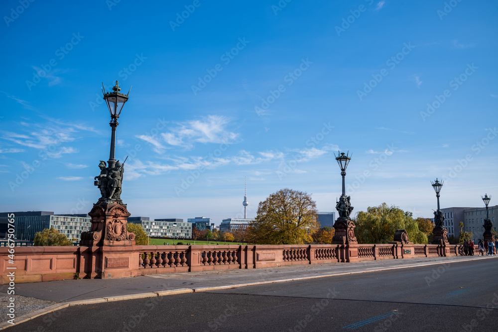 berlin, bridge over the river spree
