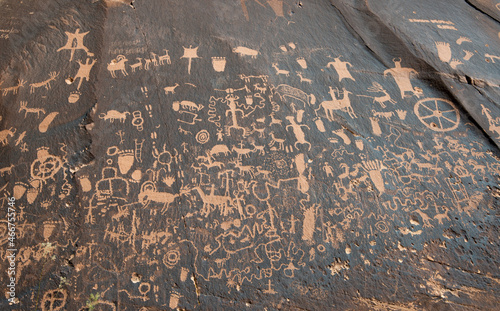 Petroglyph in Canyonlands National Park in Utah