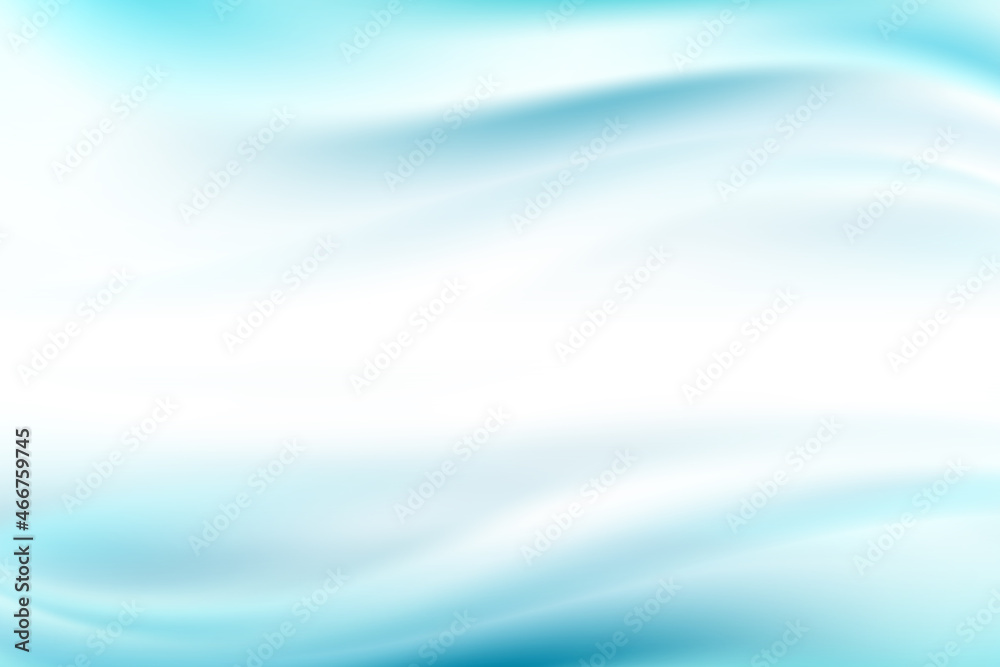 Obraz premium Abstract blue vector background. Wavy lines in blue.