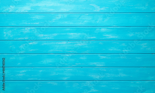 Blue wooden table background texture