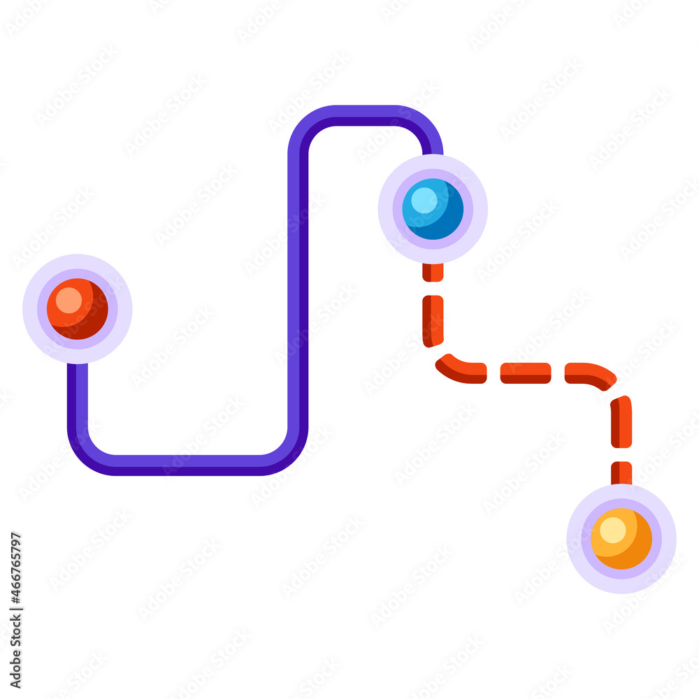 Background design with path between points. Illustration of travel or trip. Image for geography and cartography, travel and tourism. Background design with path between points. Illustration of travel or trip. Image for geography and cartography, travel and tourism.