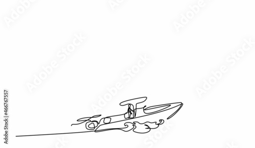 action, activity, adventure, art, athlete, boat, concept, continuous, drawing, extreme, illustration, isolated, lake, leisure, line, motorcycle, one, people, person, rope, silhouette, ski, splash, spo