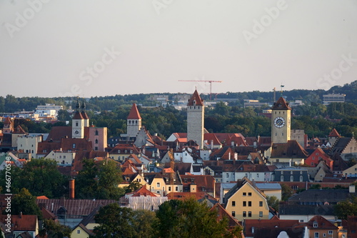 Blick über die Altstadt in Regensburg