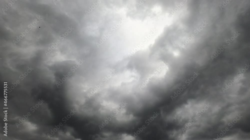 Time lapse, impressive storm clouds advancing rapidly, 4k resolution Time lapse, impressive storm clouds advancing rapidly, 4k resolution
