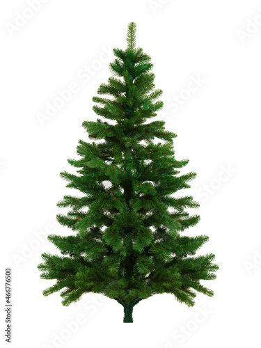 Christmas tree isolated on white © Alekss