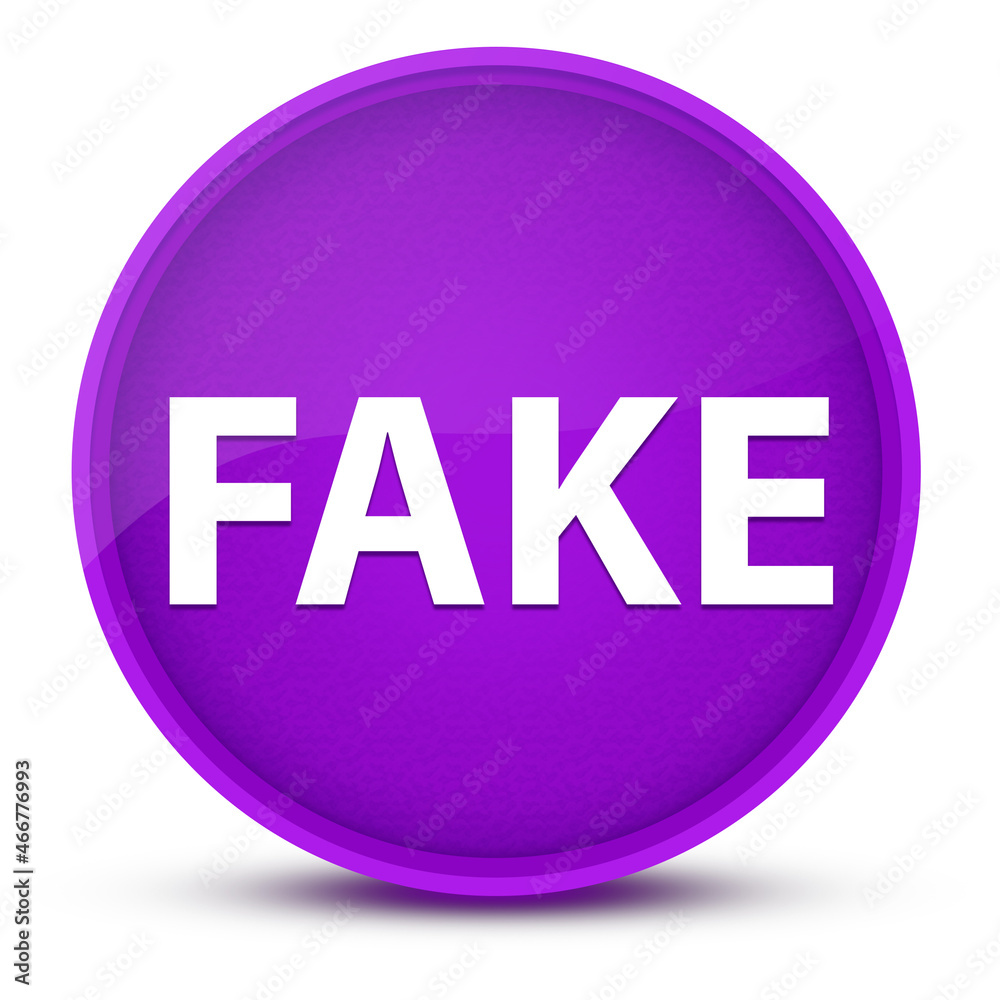 Fake luxurious glossy purple round button abstract Fake luxurious glossy purple round button abstract