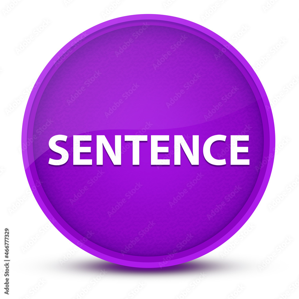 Sentence luxurious glossy purple round button abstract Sentence luxurious glossy purple round button abstract