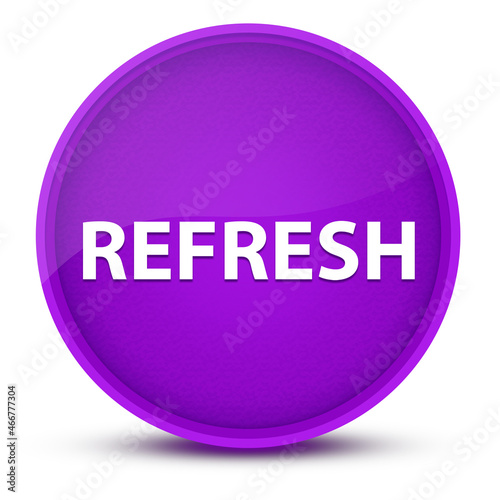 Refresh luxurious glossy purple round button abstract