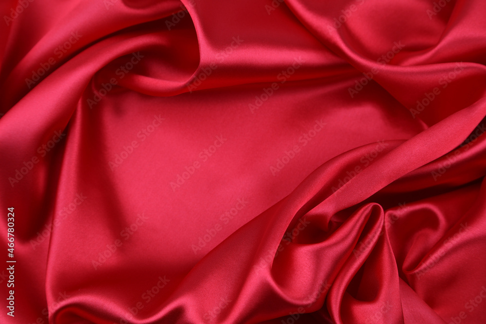 Obraz premium Red silk fabric