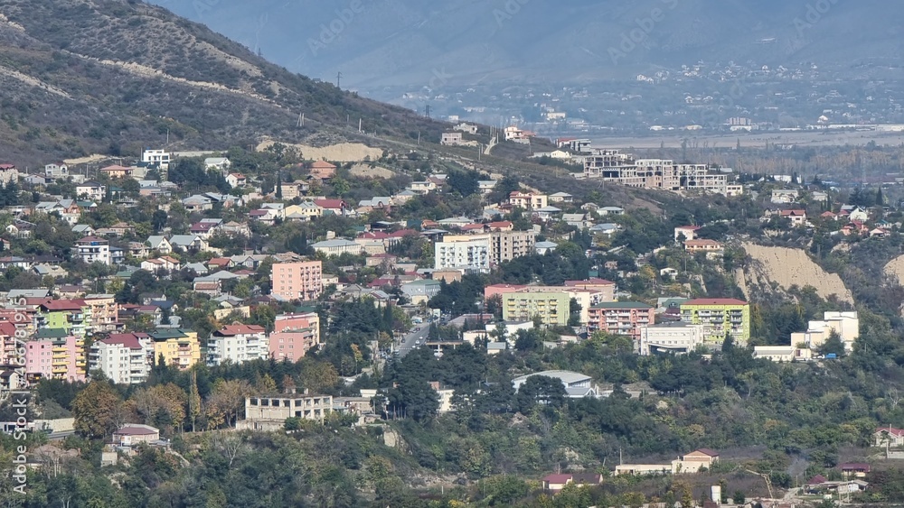 view of the Mtskheta city, Georgia.
