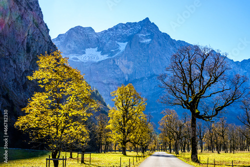 landscape at the Risstal Valley in Austria photo