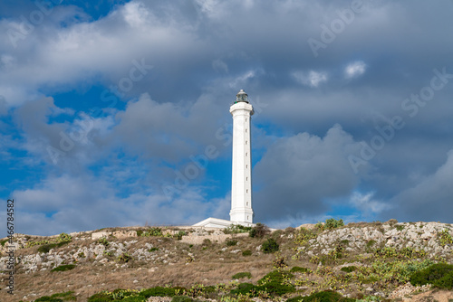 Leuchtturm mit weitem Ausblick, der Faro Capo Santa Maria di Leuca © Roger