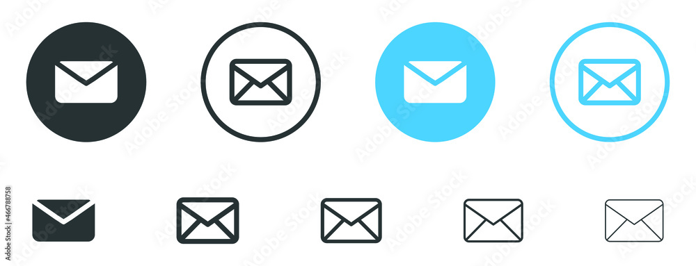 envelope icon, mail icon, email message symbol in filled, thin line, outline and stroke style for apps and website envelope icon, mail icon, email message symbol in filled, thin line, outline and stroke style for apps and website