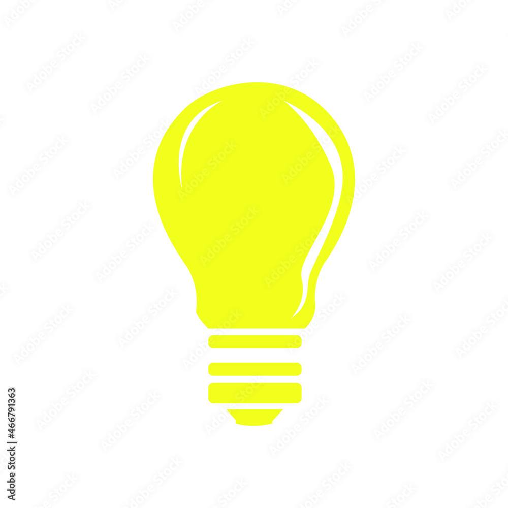 Lamp vector illustration, yellow light icon, lamp eps 10. Lamp vector illustration, yellow light icon, lamp eps 10.