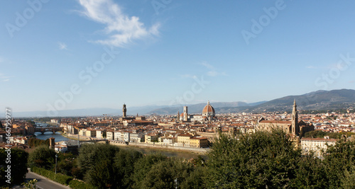 Panoramic view of the city, Florence, Italy
