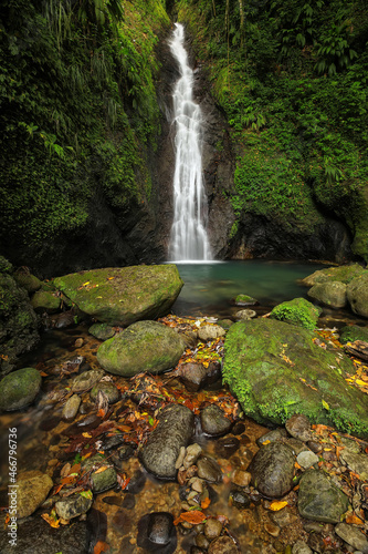 Concord Waterfall on Grenada Island  Grenada.