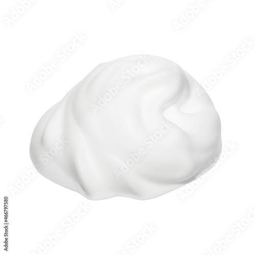 Washing mousse large on a white background