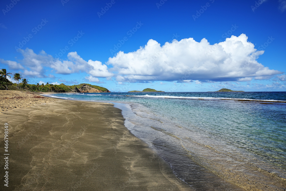 Bathway Beach on Grenada Island, Grenada.