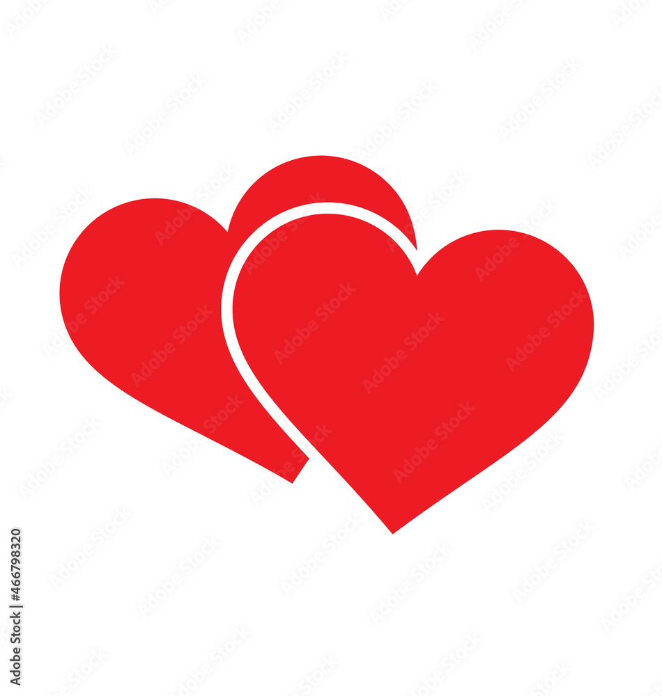 beautiful twin valentines love hearts