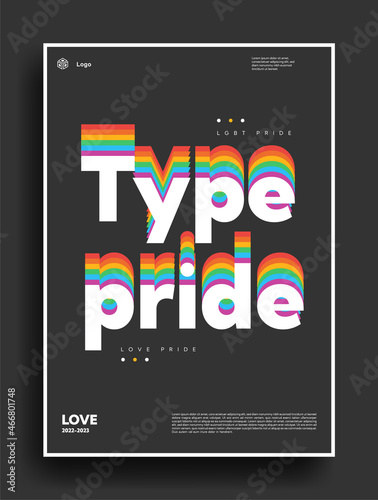 LGBT equality symbols. human slogan. human sign with lgbt flag isolated on black background. Parade, party, festival event invitation, card, print, t-shirt, logo.