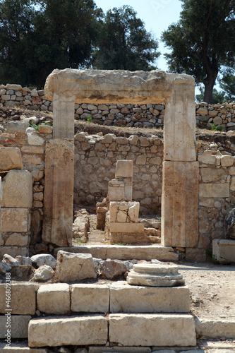 Ruins at ancient city Patara in Antalya, Turkey. Patara was a flourishing maritime and commercial city.
