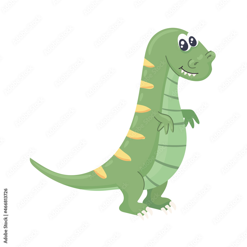 Fototapeta premium cute raptor character