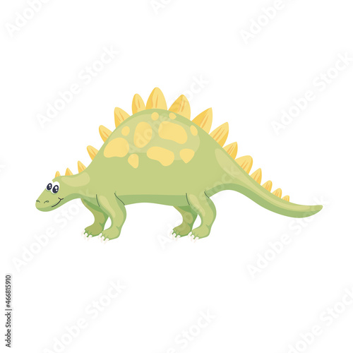 cute stegosaurus character