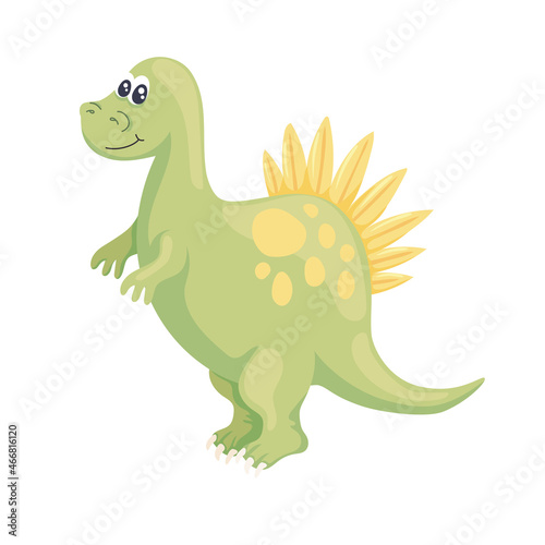 cute spinosaurus character