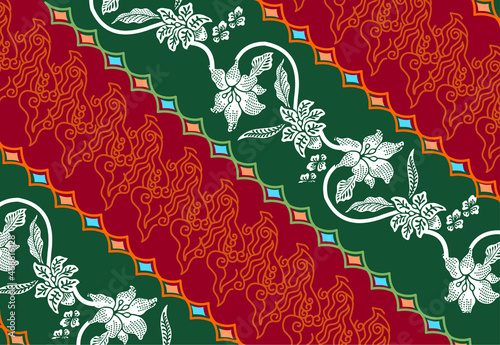 Indonesian batik motifs with very distinctive patterns. exclusive backgrounds. Vector Eps 10