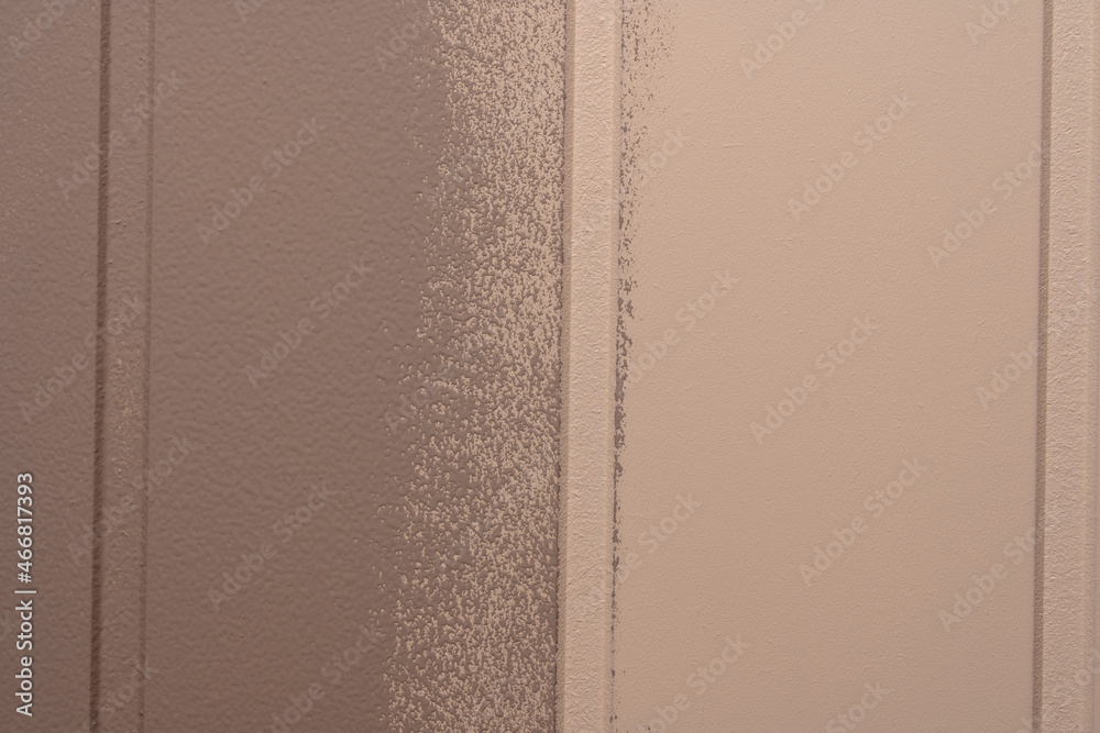 Fototapeta premium Panel in house painted in gray.