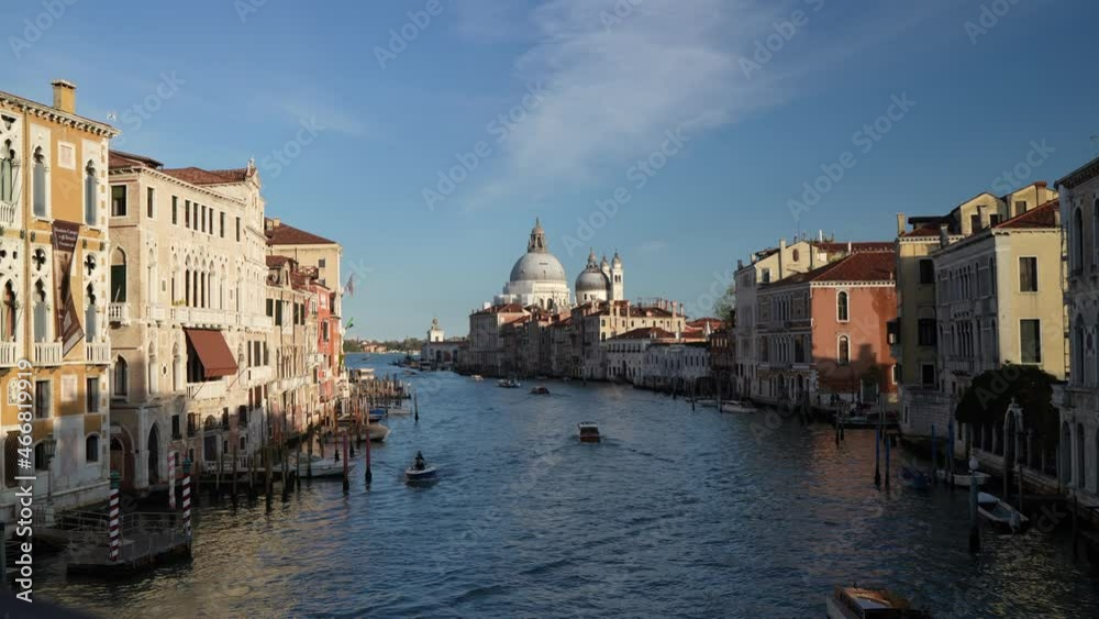 Venice, Italy - Historic buildings between the canals of the lagoon city Venice, Italy - Historic buildings between the canals of the lagoon city