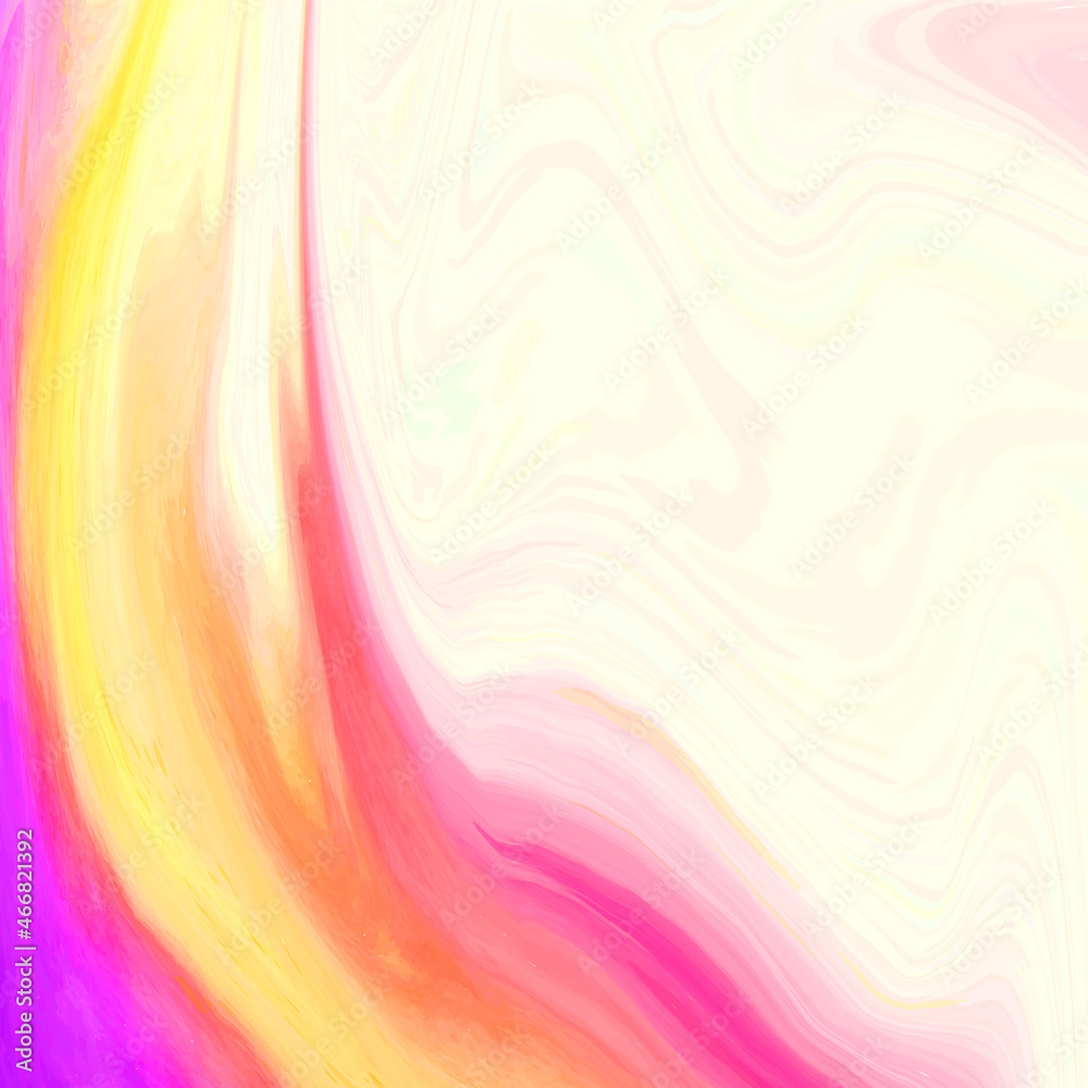 Fototapeta premium Modern Abstract colorful flow background. Wave Liquid color paint shape. Art design. 3D background with fluid. Trendy design 2023. 