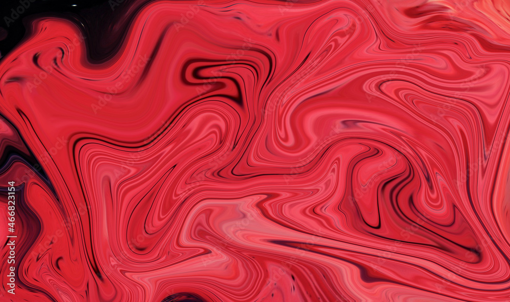 Fototapeta premium High Resolution Colorful fluid painting with marbling texture, 3D Rendering.