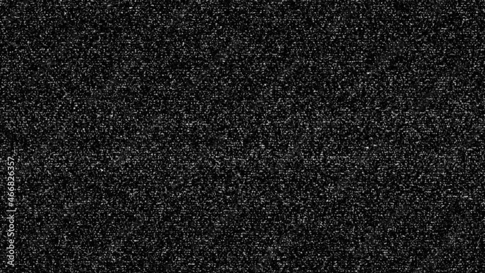 Seamless looped tv snow or noise background. Detuned analog televisor