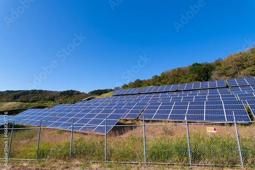 Obraz na płótnie 太陽光発電 メガソーラー