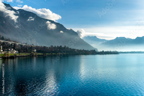 lake in the mountains